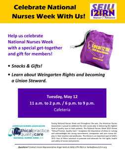 Riverside Nurse Week Flyer 2015