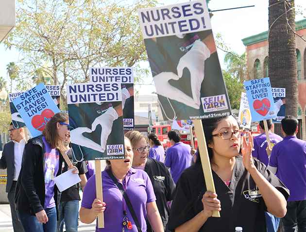 Nurses Rally outside Dept of Public Health - sm