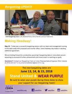 Southern California Hollywood Bargaining Update 5-24-18