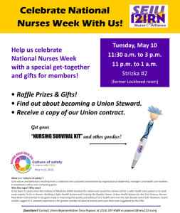 St Joseph Nurse Week Flyer 2016