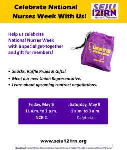 Tarzana Nurse Week Flyer 2015