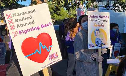 LA Daily News: Nurses rally at Tarzana hospital, claiming toxic work place and understaffing