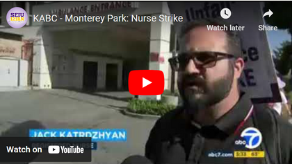 Garfield Medical Center Nurses STRIKE *Media Roundup*